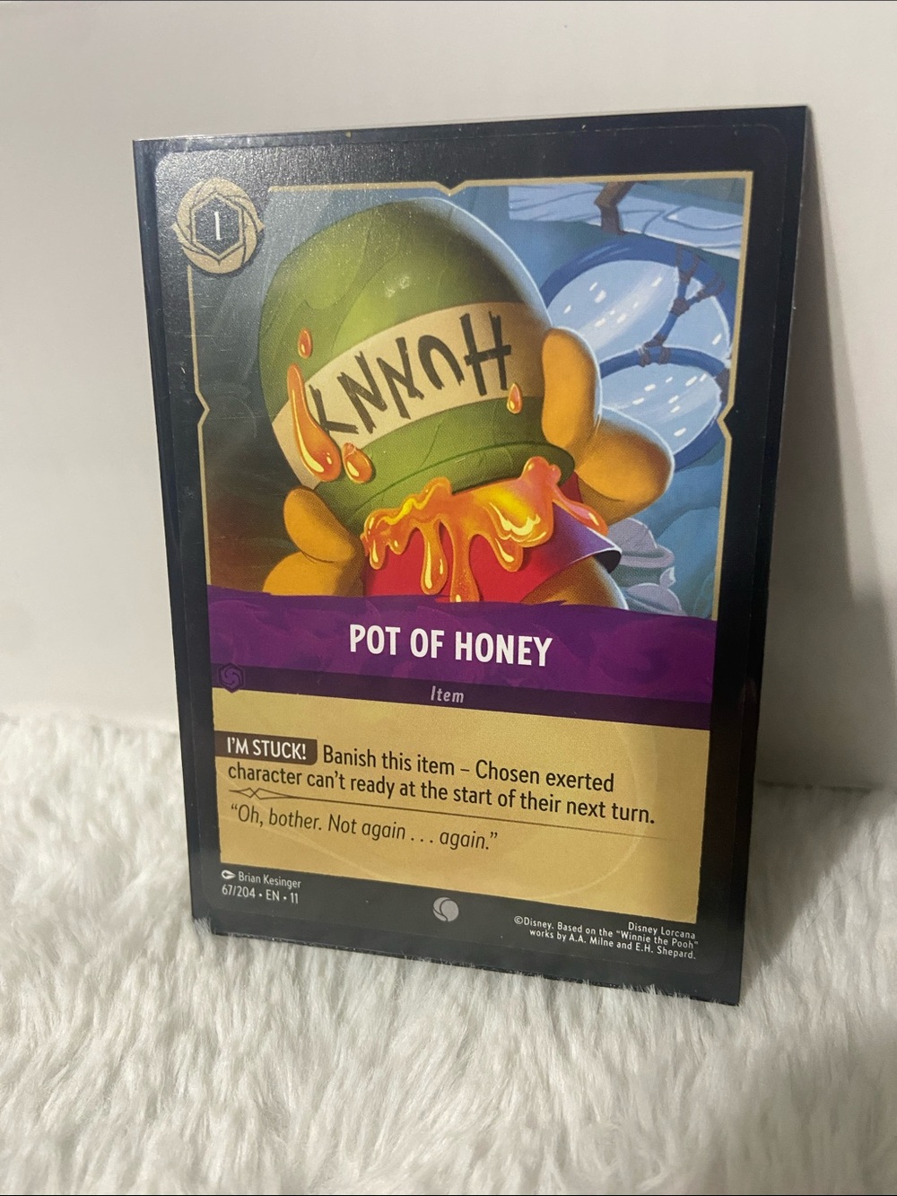 Lorcana Pot of Honey (#67/204) from the Winterspell (Set 11)